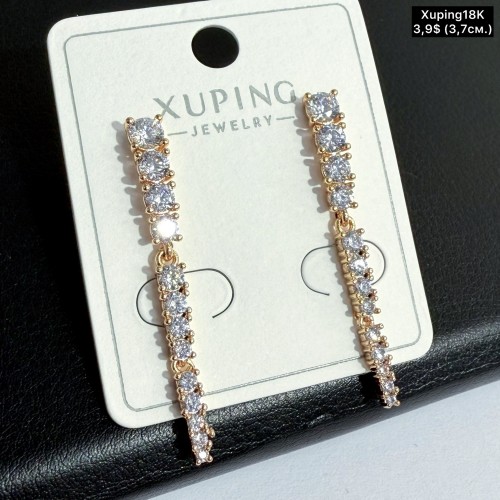 Сережки Xuping18К 20406 (3.7см.)